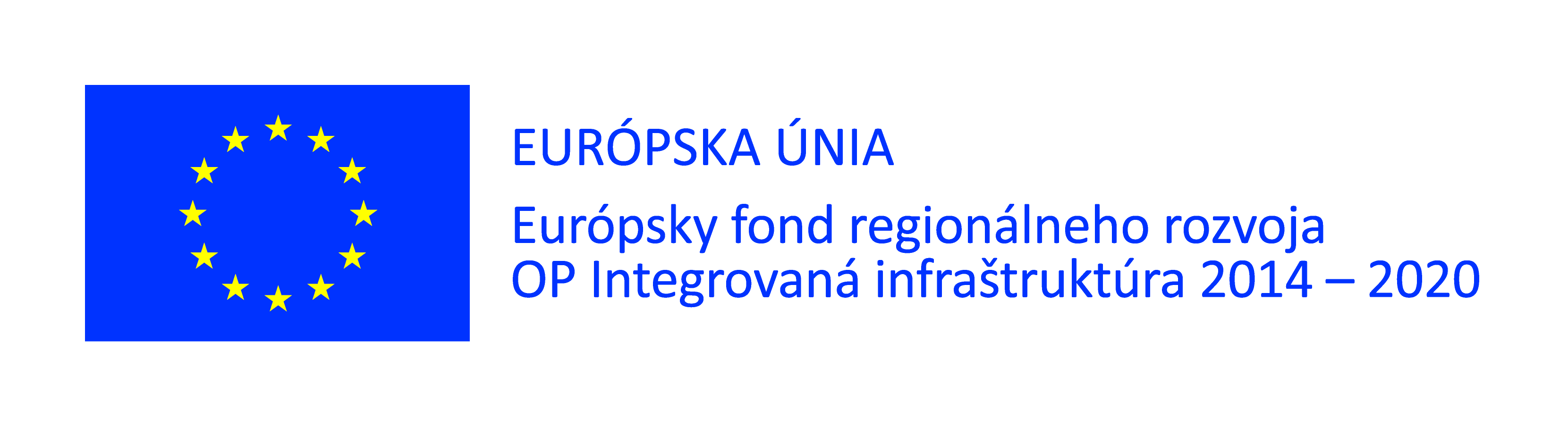 Európsky fond regionálneho rozvoja OP integrovaná infraštruktúra.